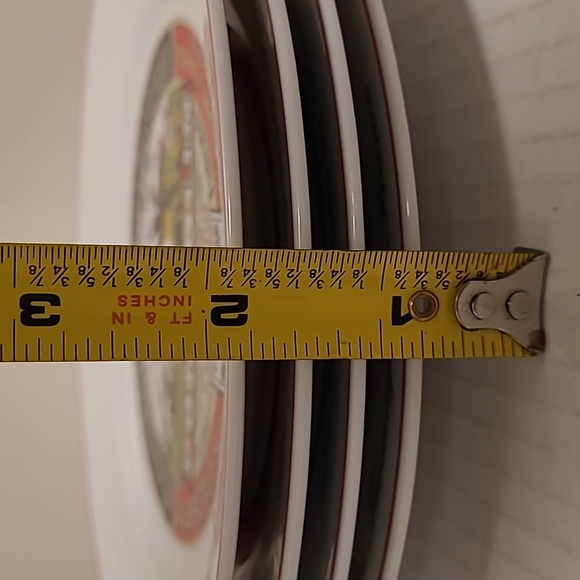 Set of 4 Vintage Cheeses of Frances Advertising Graphics Plates - Picture 17 of 17